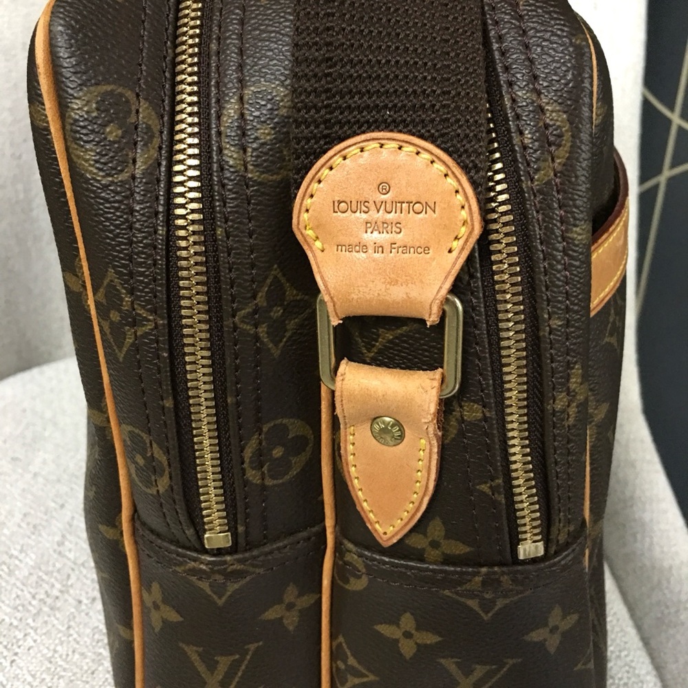 Authentic Louis Vuitton Reporter GM messenger bag brown monogram LV canv… - Picture 12 of 16